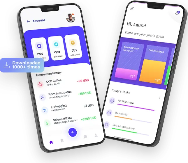 Secure online banking with Asset-Claims platform